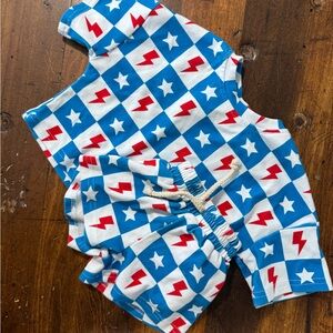 Kids Star and Lightning Matching Set - Blue and Red